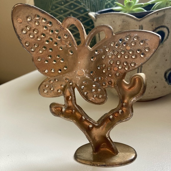 Vintage butterfly earring tree - Picture 4 of 6